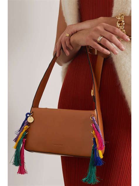 chloe tilda bag|SEE BY CHLOÉ Tilda tasseled leather shoulder bag.